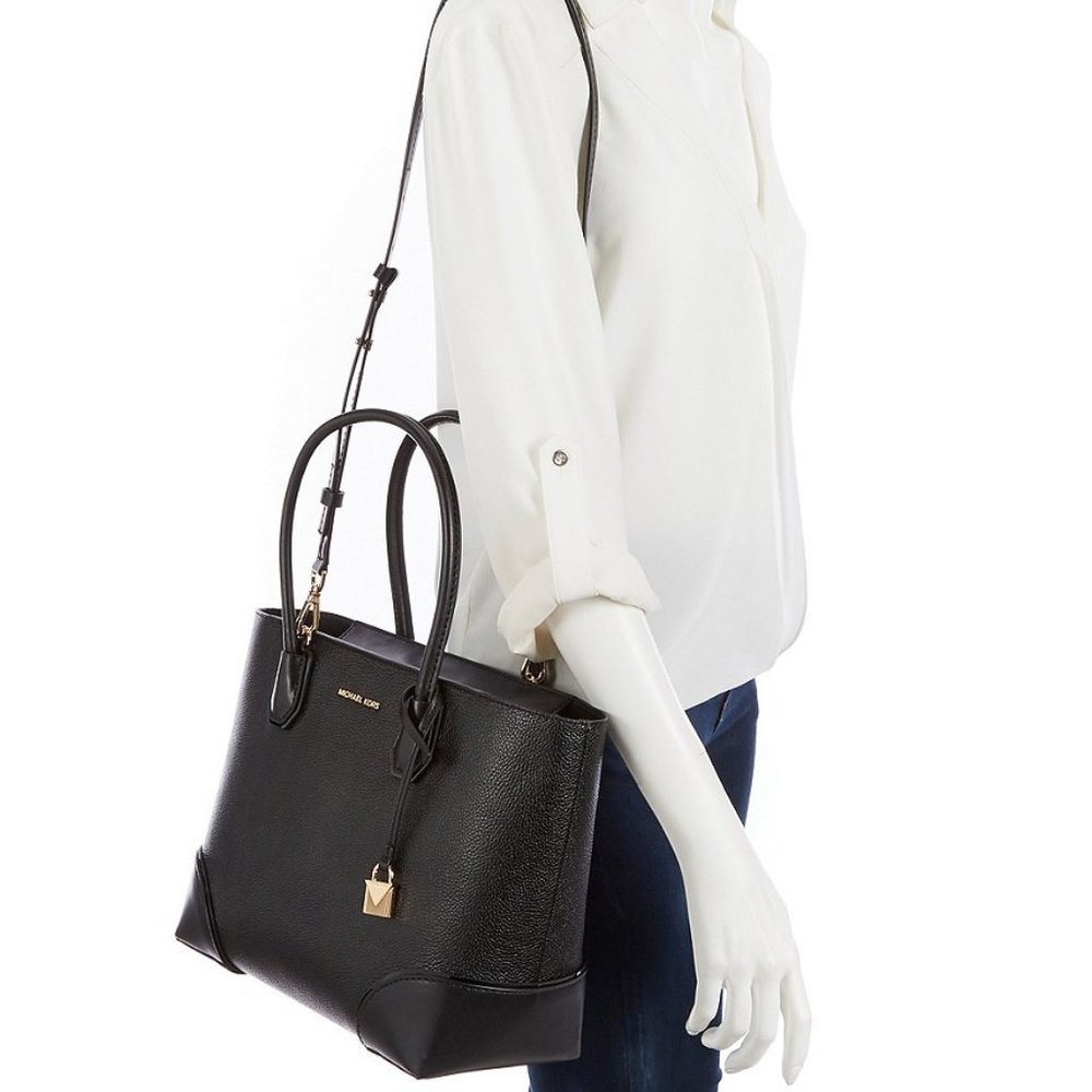 SOLD!!! MICHAEL Michael Kors Studio Mercer Gallery Black Tote NWT - Picture 10 of 13